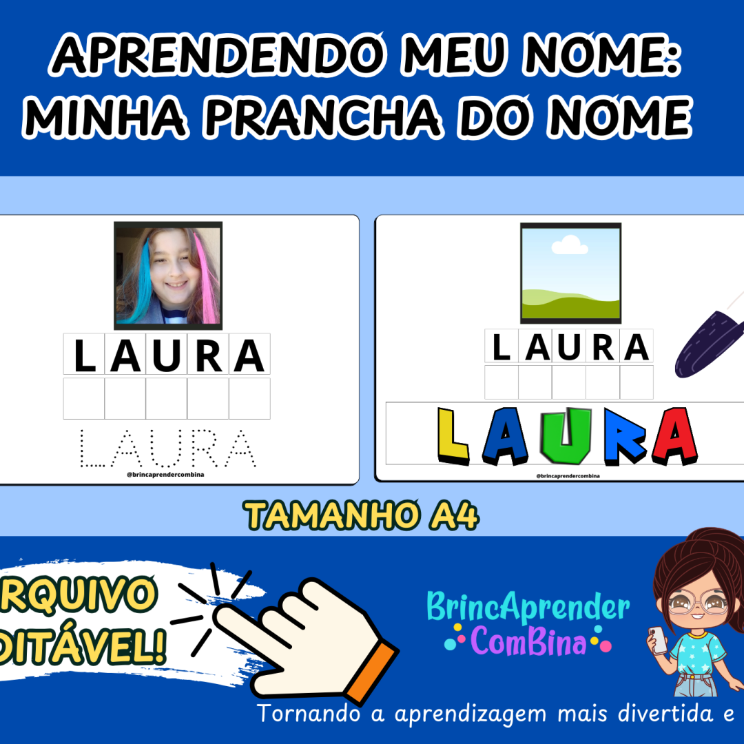 MINHA PRANCHA DO NOME - EDITÁVEL