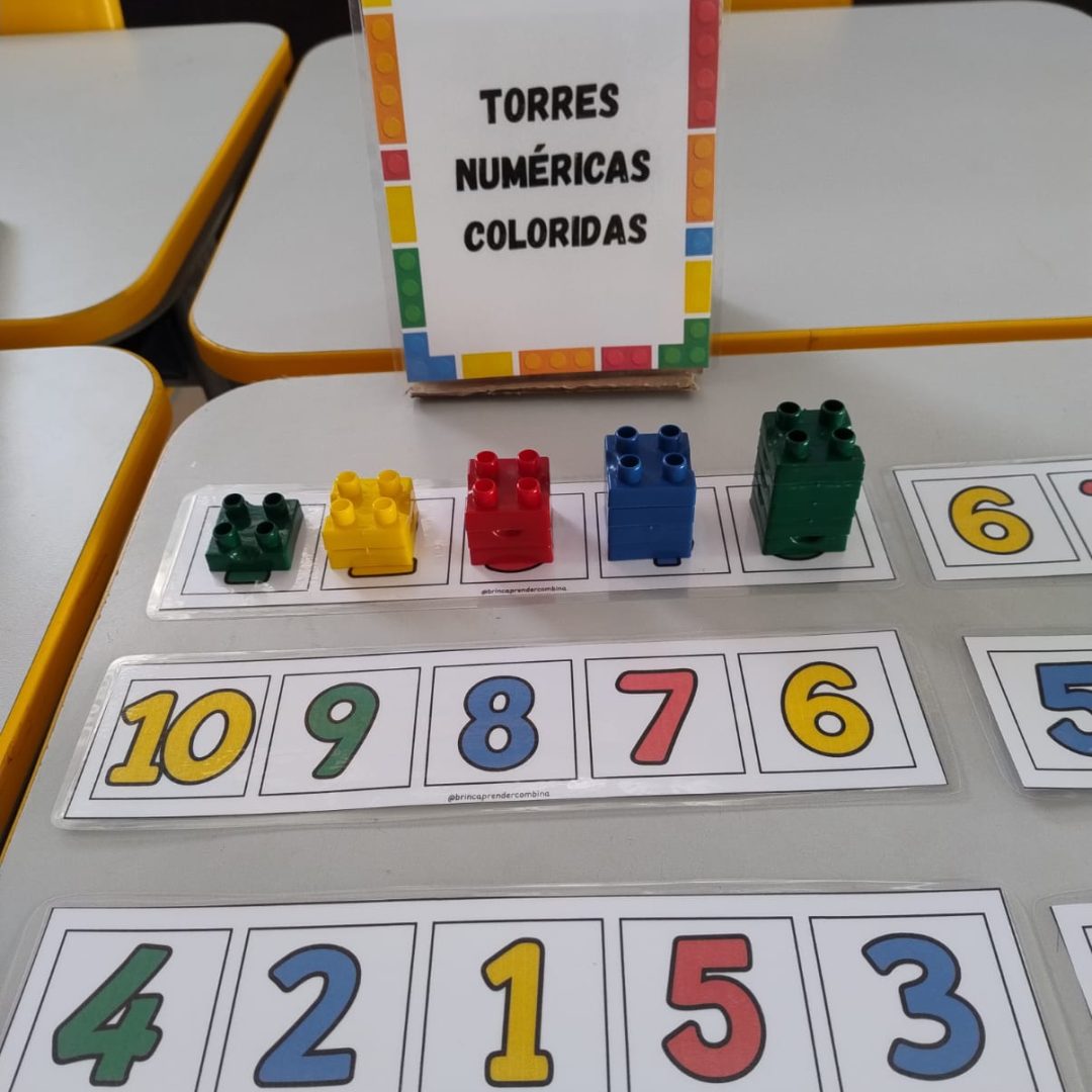 TORRES NUMÉRICAS COLORIDAS