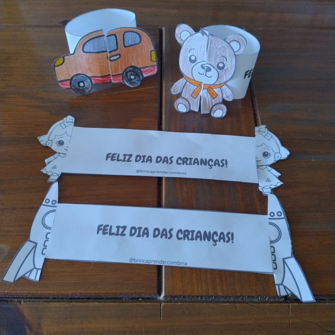 Dia das Crianças Para Colorir lembrancinha
