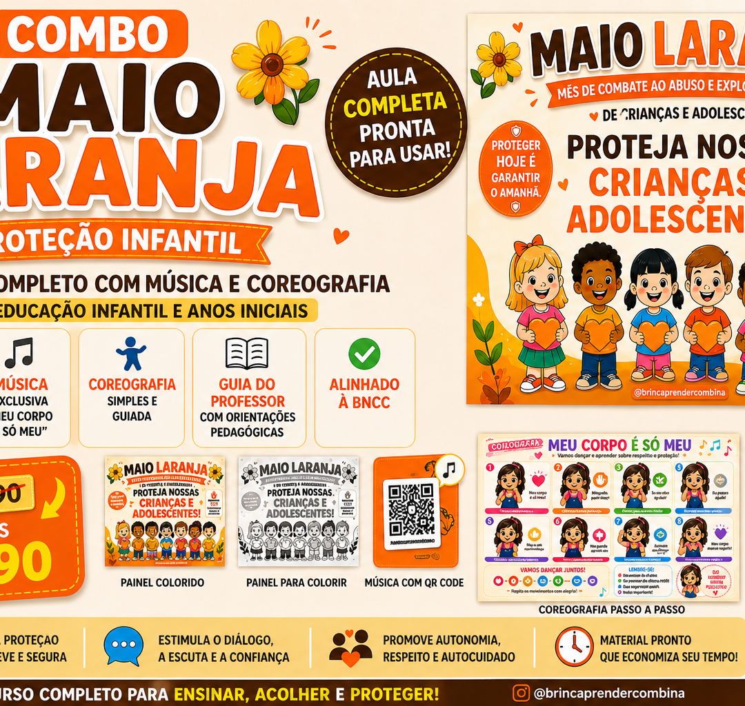 Jogo maio laranja atividade maio laranja painel maio laranja
