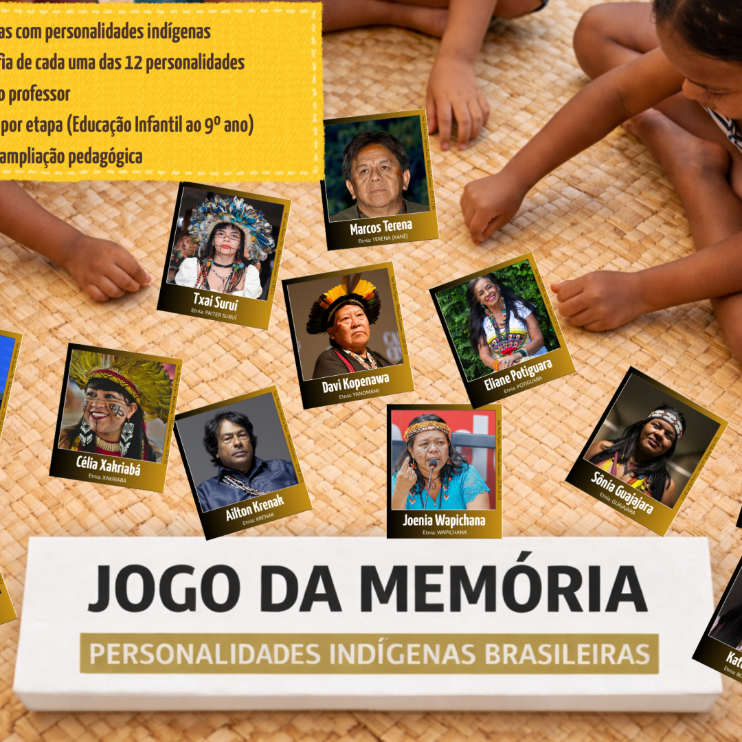 Jogo da Memória – Personalidades Indígenas Brasileiras