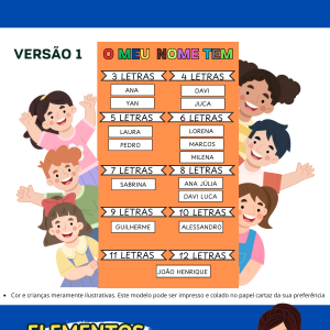 CARTAZ - O MEU NOME TEM