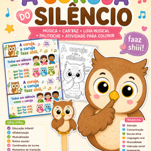 Música para pedir silêncio - A Coruja + Luva + Palitoche