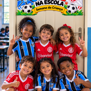 Com grenal atividade interativas, painéis